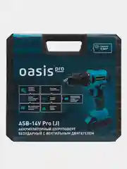 Голубой аккумуляторный шуруповерт Oasis ASB-14V Pro