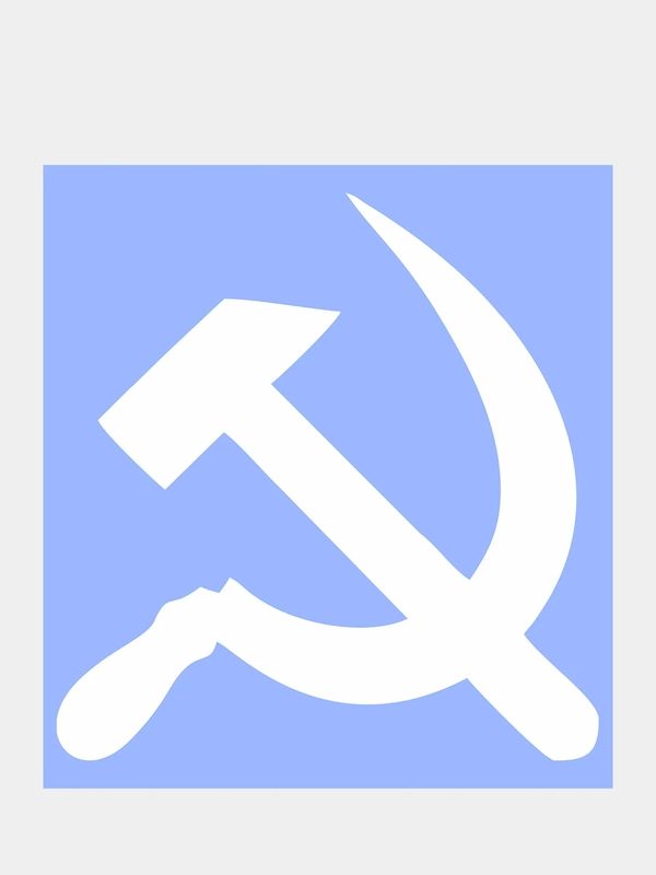 Наклейка на авто "Серп и Молот", на стекло кузова
