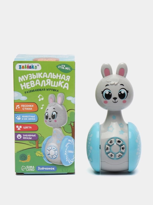Развивающая игрушка "Музыкальная неваляшка: Зайчонок"
