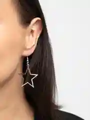 Серебряный серьги "Звезды"
