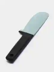 Бирюзовый лопатка-нож кондитерская, силиконовая, кулинарная, со стержнем, 26 см