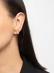 Прозрачный серьги Бабочки