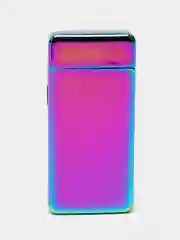 Пурпурный зажигалка электронная USB Plazma в подарочной упаковке