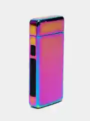 Пурпурный зажигалка электронная USB Plazma в подарочной упаковке