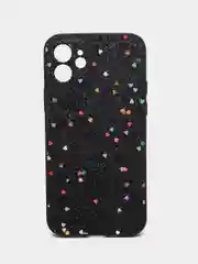 Черный чехол для iPhone 11, 12, 13, 13 Pro