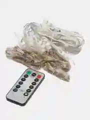 Гирлянда "Занавес", 2.8 х 3 м, на крючках, с пультом, 8 режимов, USB