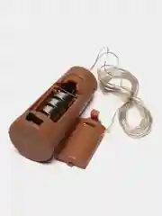 Гирлянда-нить "Роса с пробкой", IP20, серебристая, 10 LED, 1 м