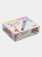 3D ручка 3Dali Plus (KIT FB0021B), ABS и PLA, голубая (+ трафарет и пластик)