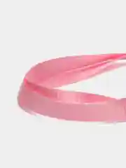 Розовый бейдж с лентой для пропуска, прозрачный