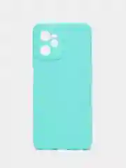 Бирюзовый чехол силиконовый на Realme C35, матовый