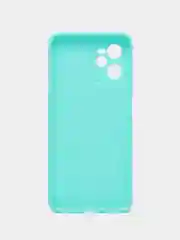 Бирюзовый чехол силиконовый на Realme C35, матовый