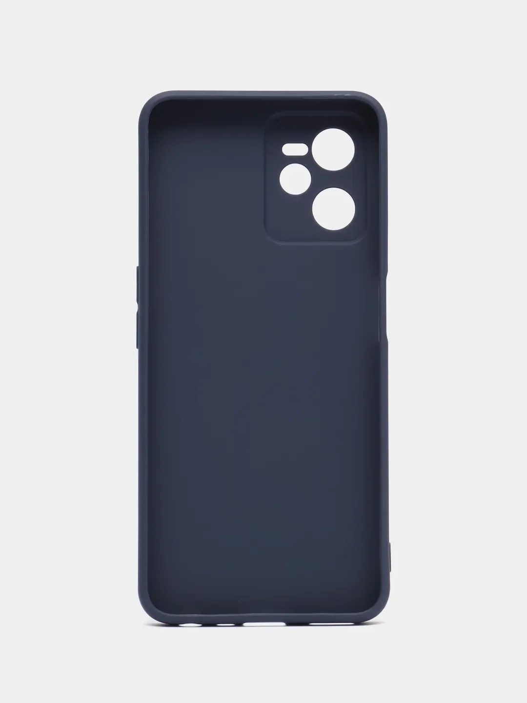 Синий чехол силиконовый на Realme C35, матовый