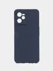 Синий чехол силиконовый на Realme C35, матовый