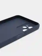 Синий чехол силиконовый на Realme C35, матовый