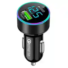Автомобильное зарядное устройство, быстрая зарядка, USB, Type-C