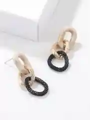 Черный серьги женские