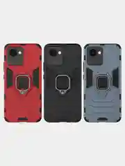 Чехол противоударный с кольцом-держателем на Realme C30