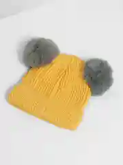 Горчичный шапка детская, демисезонная