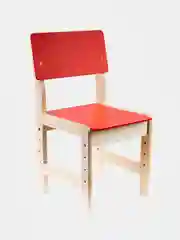 Стул детский, регулируемый, красный