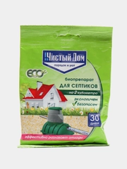 Биопрепарат для септиков Чистый дом, 75 г на 2 кубометра
