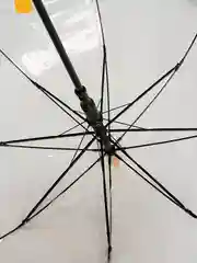 Желтый прозрачный детский зонт