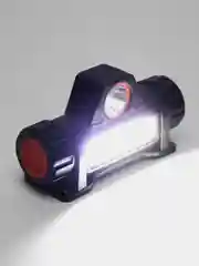 Фонарь налобный с магнитом и USB, с зумом, магнитом и 4 режимами