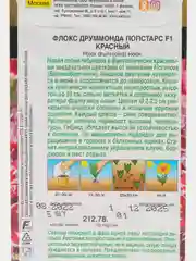Семена Флокс "Попстарс красный"