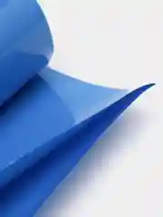 Термоусадка ПВХ, 150 х 75 мм, синяя, отрезок 1 метр, для аккумуляторов