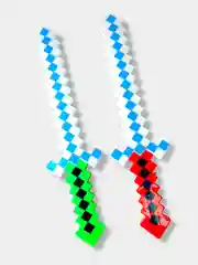 Меч Minecraft, световой, алмазный, с подсветкой и звуковыми эффектами, 58 см