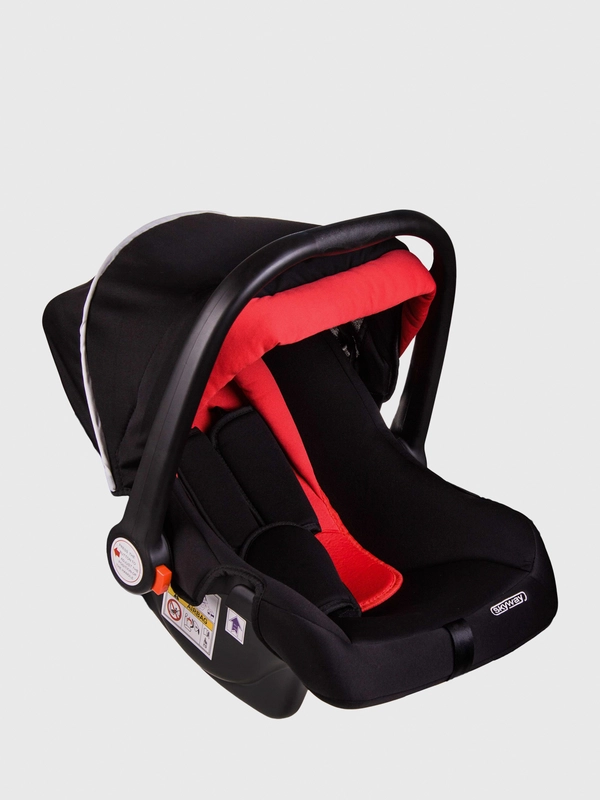 Автокресло детское 0+ Skyway Егоза, 0-13 кг, 0-1 лет, черно-красное S02801017