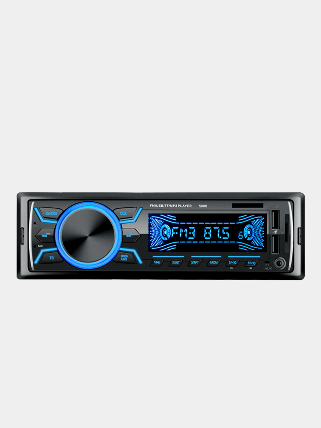 Магнитола 5008 c AUX, microSD, 2 USB, Bluetooth, FM, TF, MP3 купить по цене  2590 ₽ в интернет-магазине Магнит Маркет