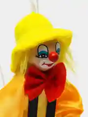 Желтый марионетка "Буратино клоун"/ кукольный театр