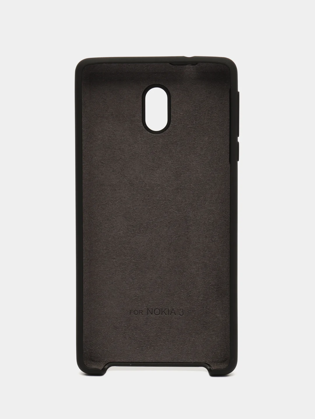Черный чехол силиконовый Silicone Cover Case для Nokia 3