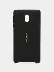 Черный чехол силиконовый Silicone Cover Case для Nokia 3