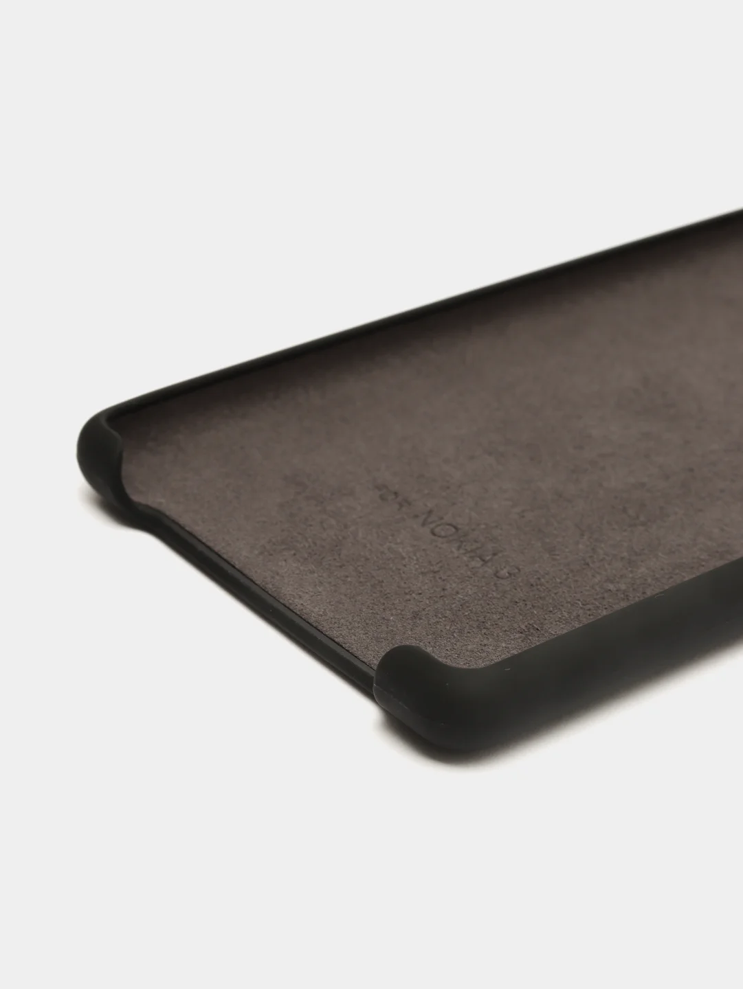 Черный чехол силиконовый Silicone Cover Case для Nokia 3
