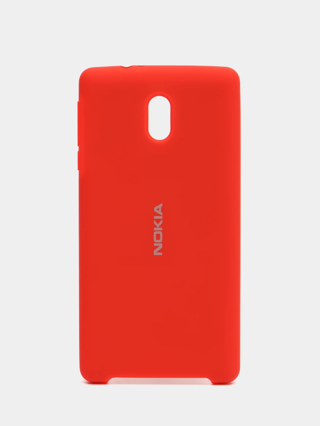 Красный чехол силиконовый Silicone Cover Case для Nokia 3