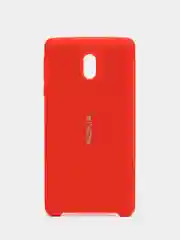 Красный чехол силиконовый Silicone Cover Case для Nokia 3