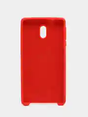 Красный чехол силиконовый Silicone Cover Case для Nokia 3