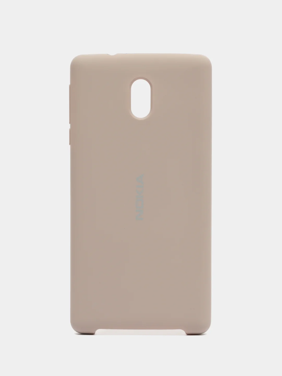 Бежевый чехол силиконовый Silicone Cover Case для Nokia 3