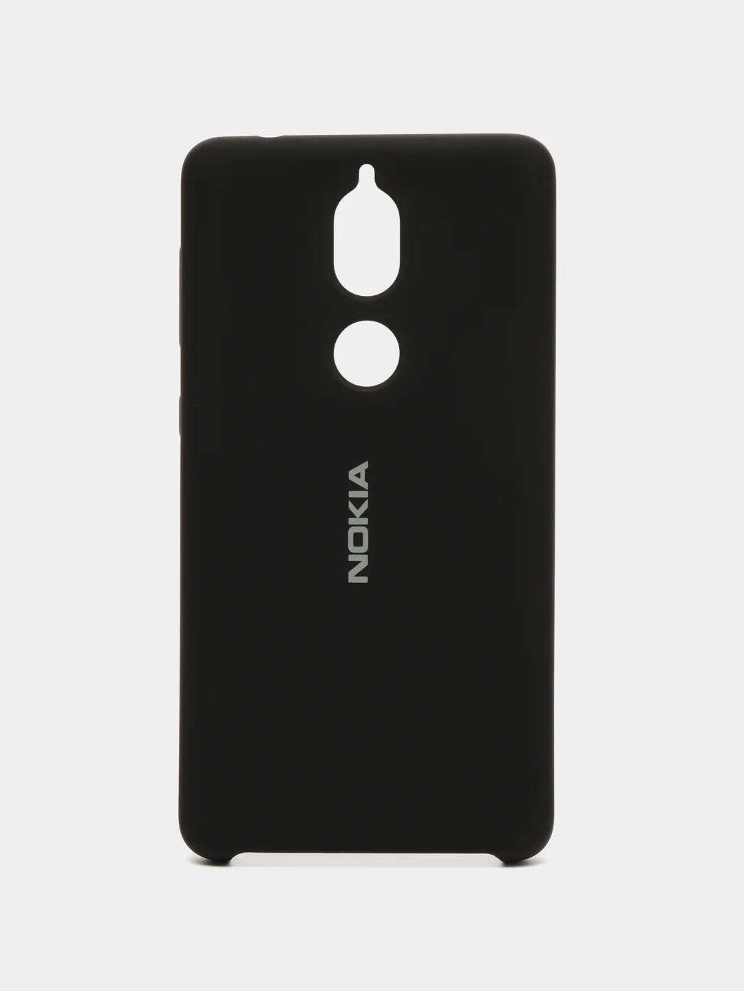 Черный чехол силиконовый Silicone Cover Case для Nokia 7