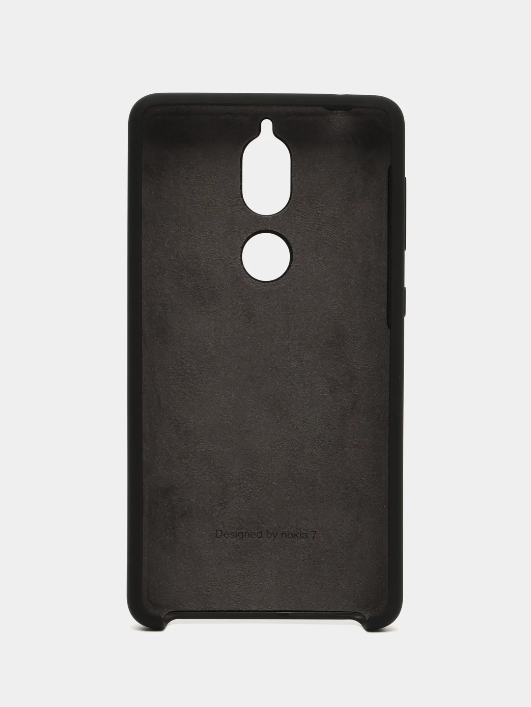 Черный чехол силиконовый Silicone Cover Case для Nokia 7