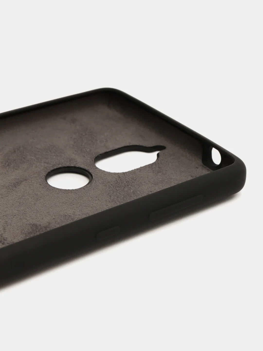 Черный чехол силиконовый Silicone Cover Case для Nokia 7