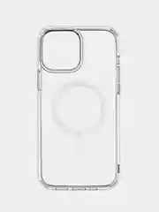 Чехол Magsafe для iPhone 11, 12, 13 Pro Max, 14 силиконовый, прозрачный