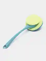 Щетка с губкой для посуды, 30 х 9,5 см