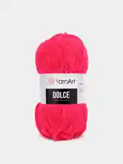Вишнёвый пряжа YarnArt Dolce плюшевая, микрополиэстер, 100 г, 120 м