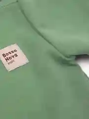 Зеленый боди для малыша с коротким рукавом Bossa Novа "Basic"