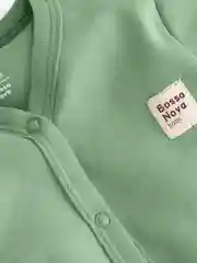 Зеленый комбинезон с закрытыми ножками "Basic" Bossa Nova
