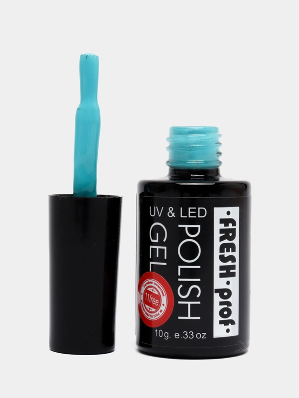 Гель-лак для ногтей, гель лак Fresh Prof, 10g карамель бежевый желтый френч нюд голубой