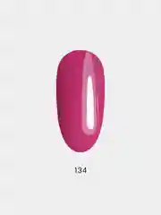 Гель-лак для ногтей LuckyLak FL №134, 8 g, фуксия, малиновый, розовый для маникюра, педикюра