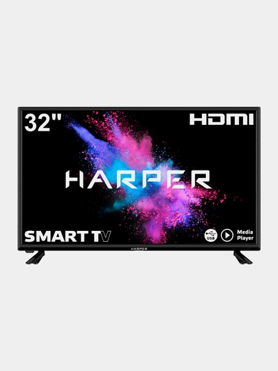 Телевизор HARPER 32R670TS 32" (81 см) Smart TV Android 11 (AOSP) HD Frameless 1GB+8GB